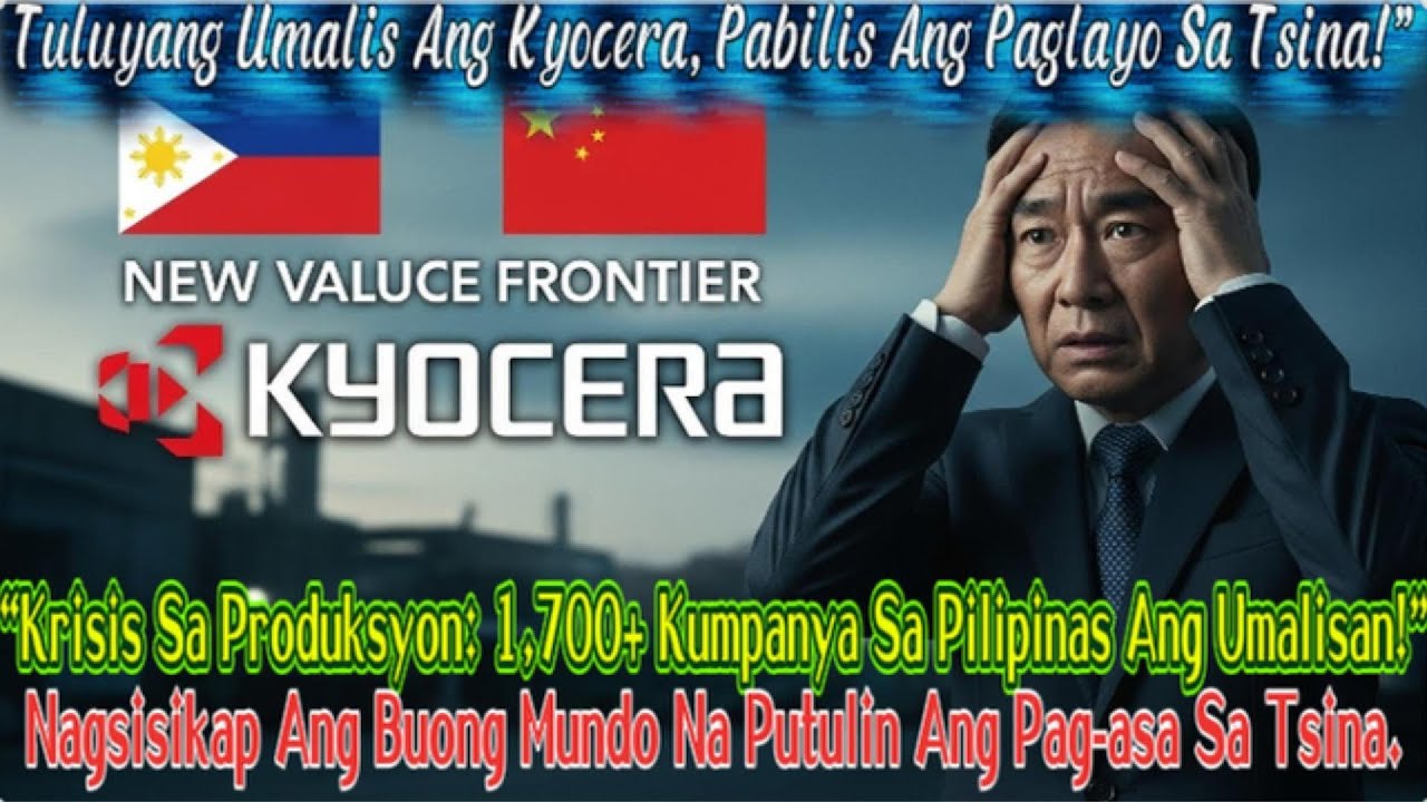 Umatras ang Kyocera, bumilis ang pag alis sa Tsina; 1,700+ kumpanyang Pilipino ang umalis