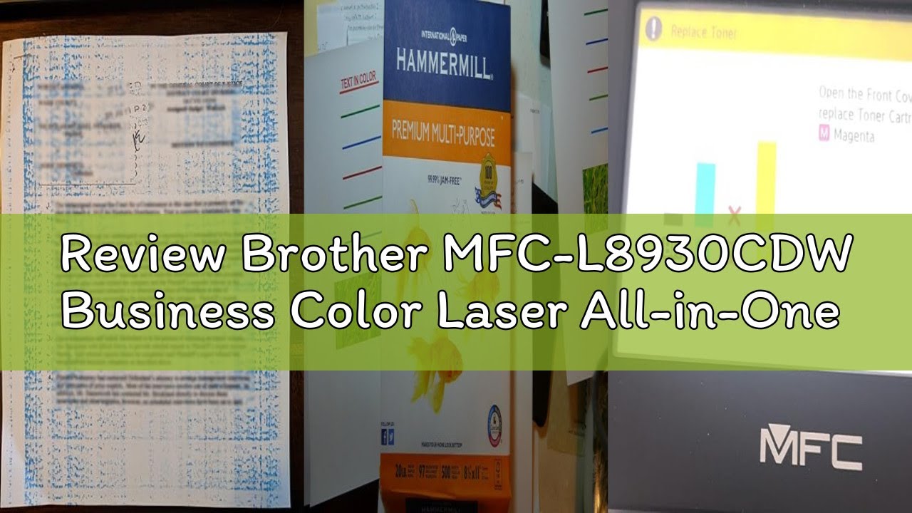 Review Brother MFC-L8930CDW Business Color Laser All-in-One Printer with Duplex Print, Scan, Copy, L
