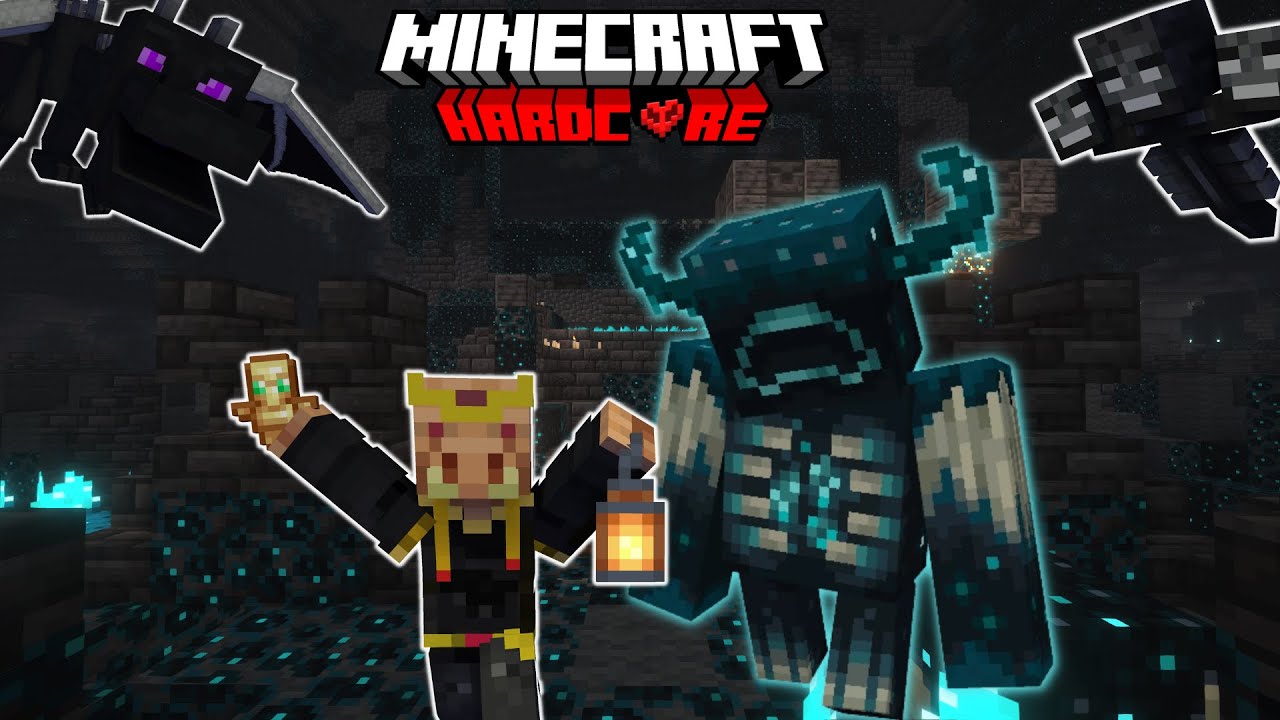 HardcoreမှာWardenကိုသတ်နိုင်မလား!!! | Minecraft Hardcore Myanmar #10