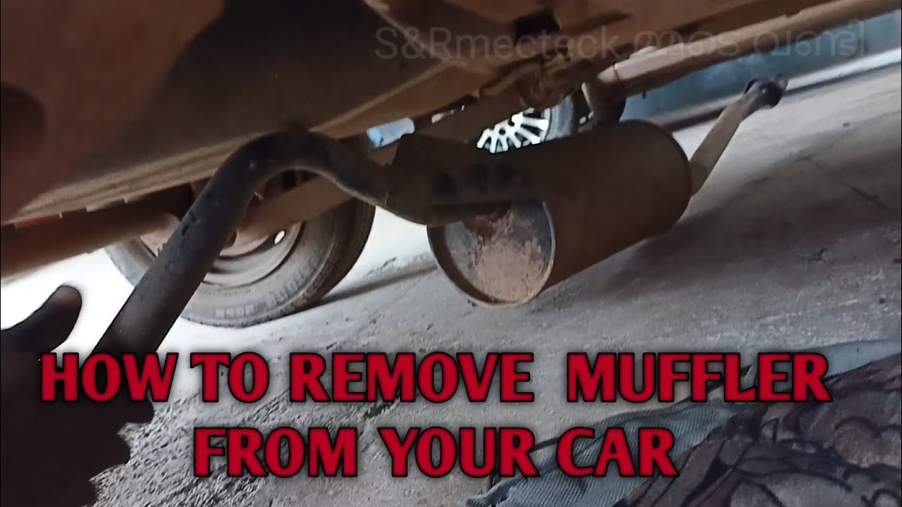 how to remove car muffler