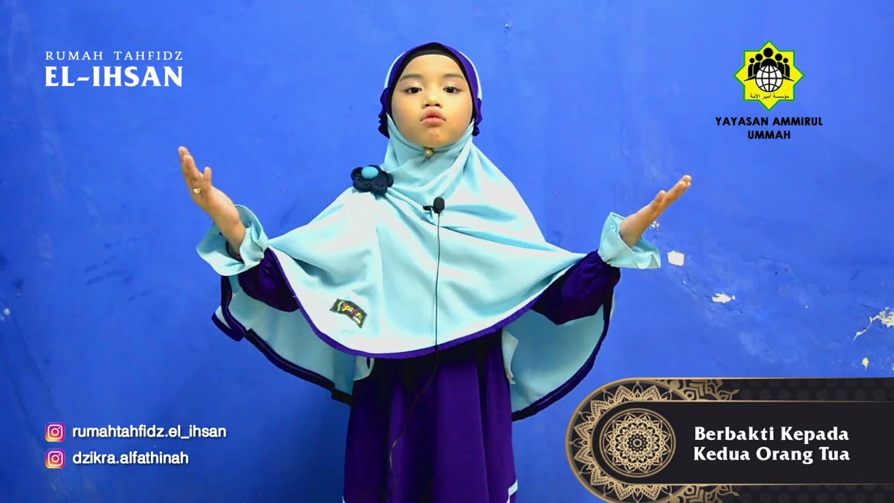 Dzikra - Juara 2 Dai Cilik Tema Berbakti Kepada Orang Tua