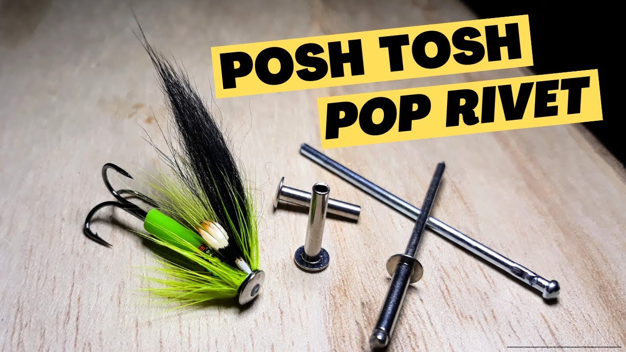 Мушка POP Rivet Salmon! The Posh Tosh — вязание мушек