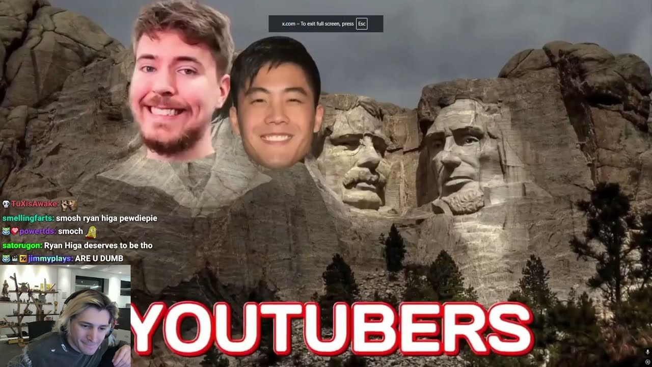 Jasontheween's Mount Rushmore of YouTube is TERRIBLE