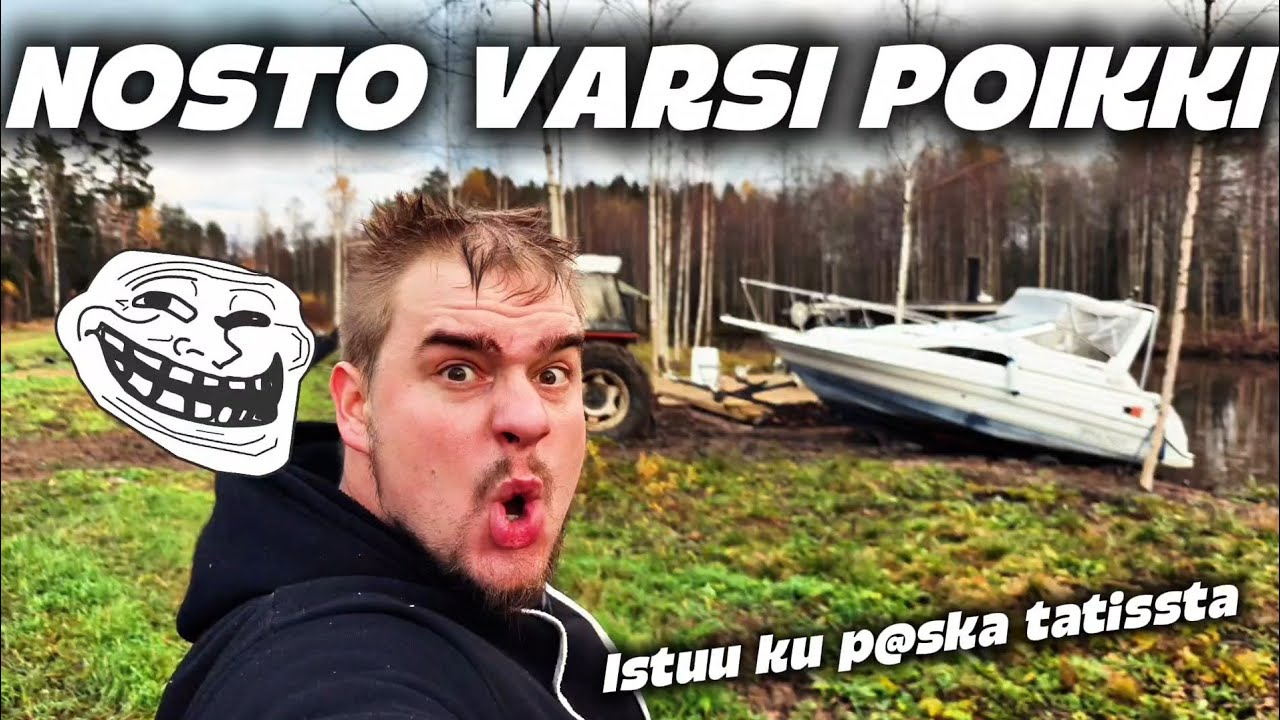 VENEEN NOSTO ESKALOITUI PARATIISI TONTILLA PAHASTI!