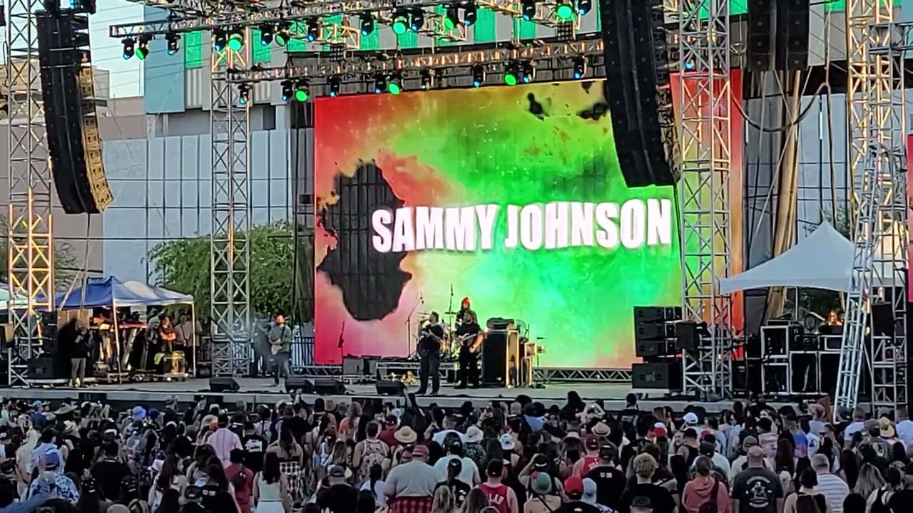 Sammy Johnson live at The Holo Holo music festival Las Vegas 7 May 2023