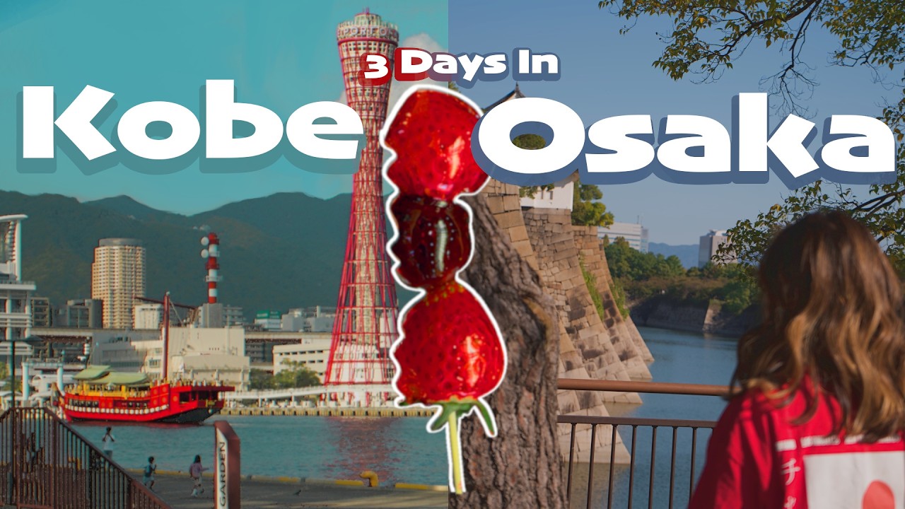 Osaka & Kobe Adventures 🍜 Retro Cafes, Kobe Beef & Hidden Gems | Japan Diaries 2024