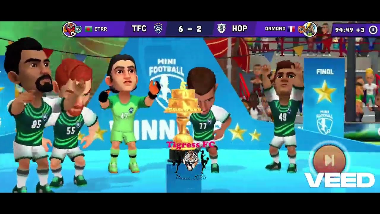 Birthday Tournament - Final 2025 | Futsal 5 vs 5 | Rooftop Party | Mini Football #miniclip