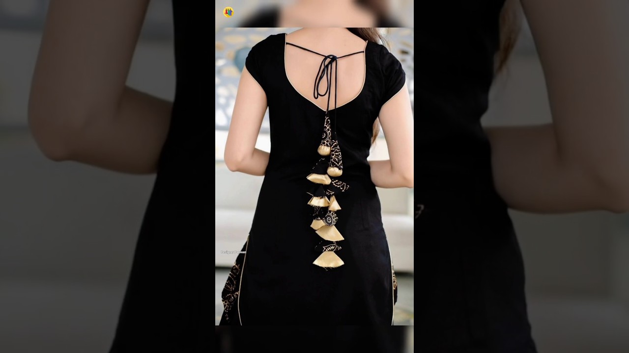 Back neck design for kurti// suit back neck design #neckdesign #2025 #shorts