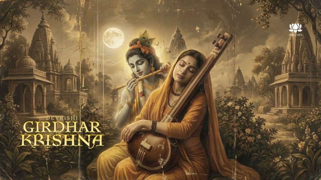 Girdhar Krishna by Devrishi | Krishna Song | Girdhar Nagar Peom by Mirabai