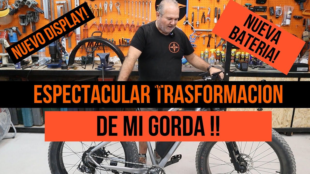 😍 RADICAL TRANSFORMATION OF MY ELECTRIC FAT BIKE DERUIZ LAVA 🚴‍♂️😍💪 GINESSOT EBIKE