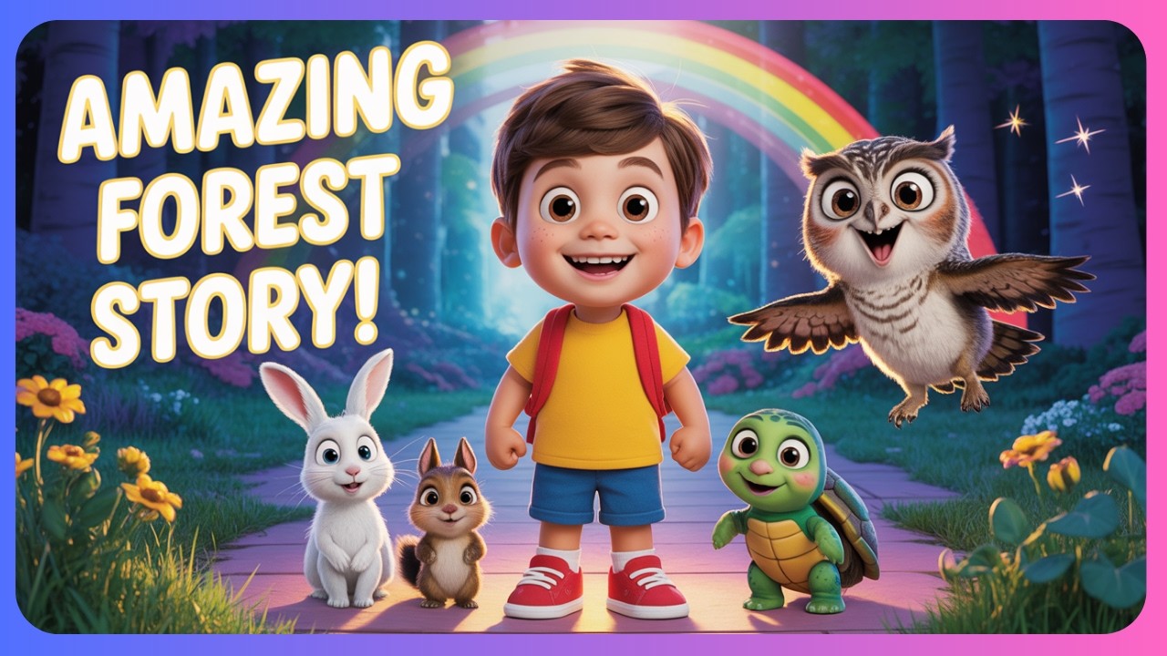 Helping Friends 🐰🐿️ | Sam&rsquo;s Forest Adventure 🌳 | Moral Story for Kids @goodykidstv321