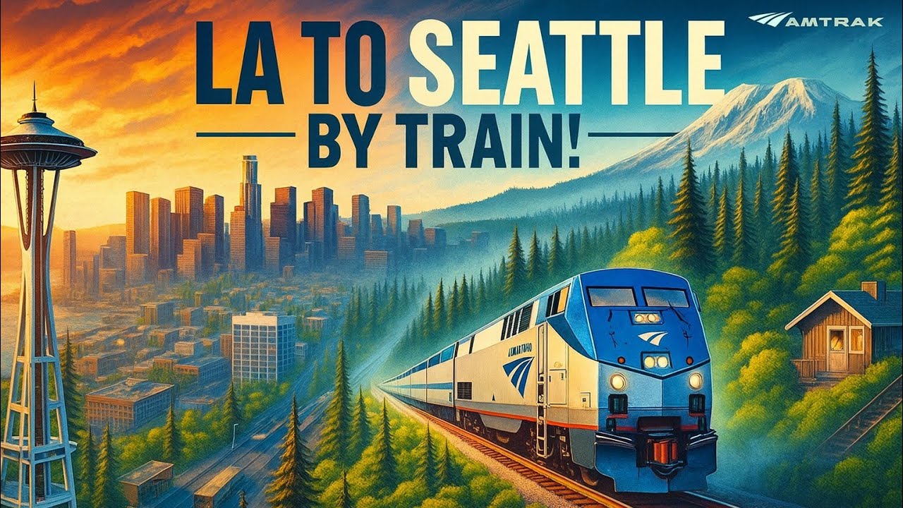Полный тур Coast Starlight от Amtrak от Лос-Анджелеса до Сиэтла