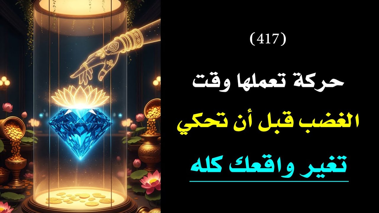 حركة تعملها وقت غضبك تغير واقعك بأكمله للأفضل🗝️ 👑 | درس 417