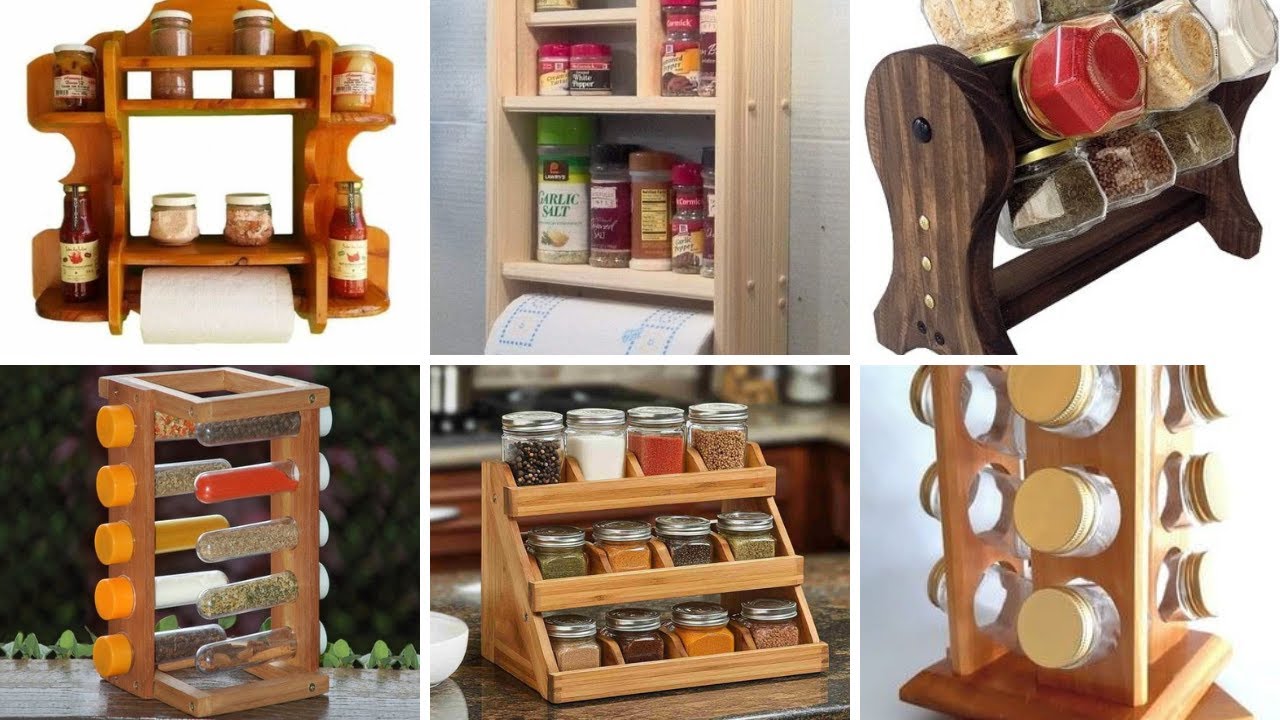 ¡TRANSFORMA TU COCINA CON ESTE PORTA ESPECIAS DE MADERA FÁCIL Y HERMOSO!