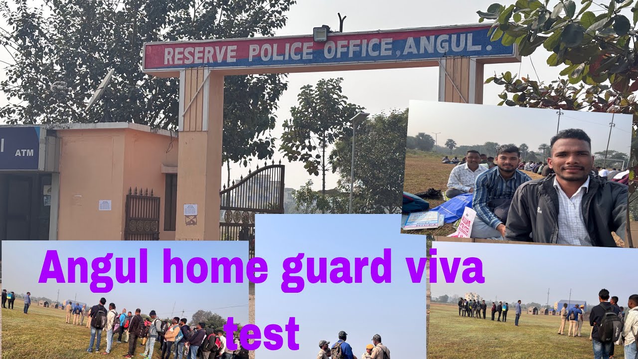 Angul district home guard viva test