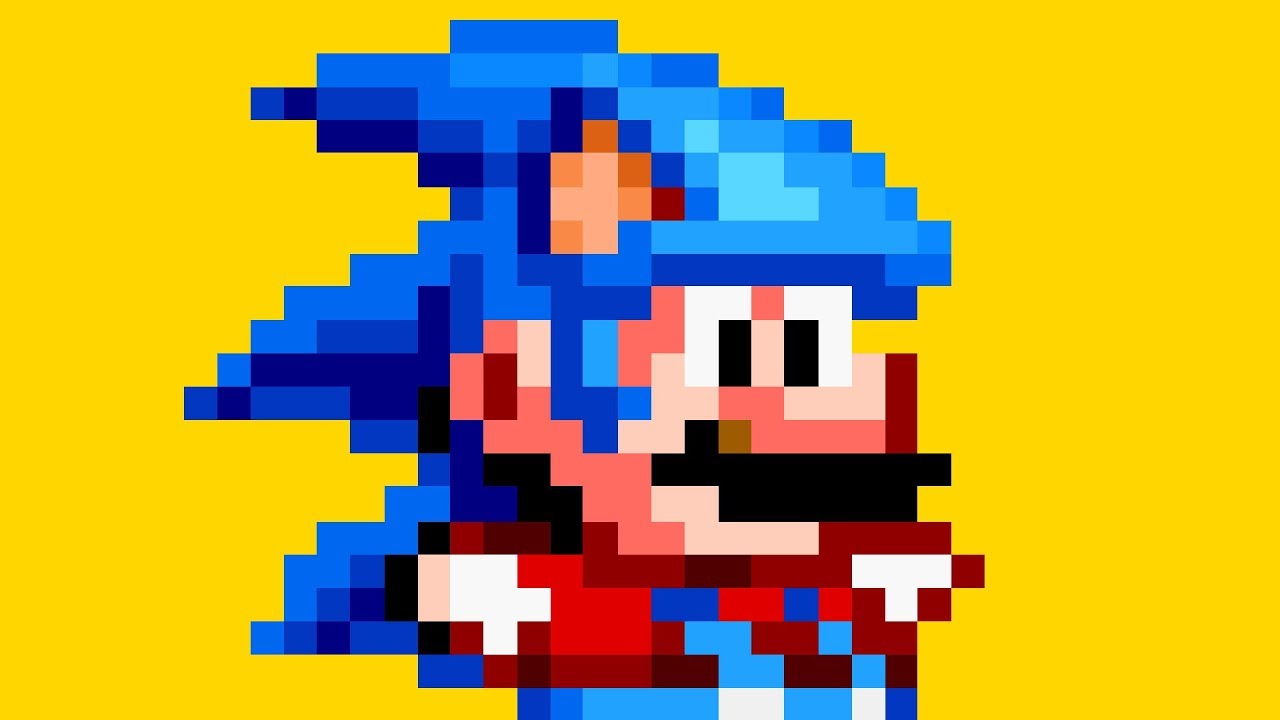 Если бы у Марио был SONIC, Ёжик СУПЕР ПОЛНОМОЧИЯ