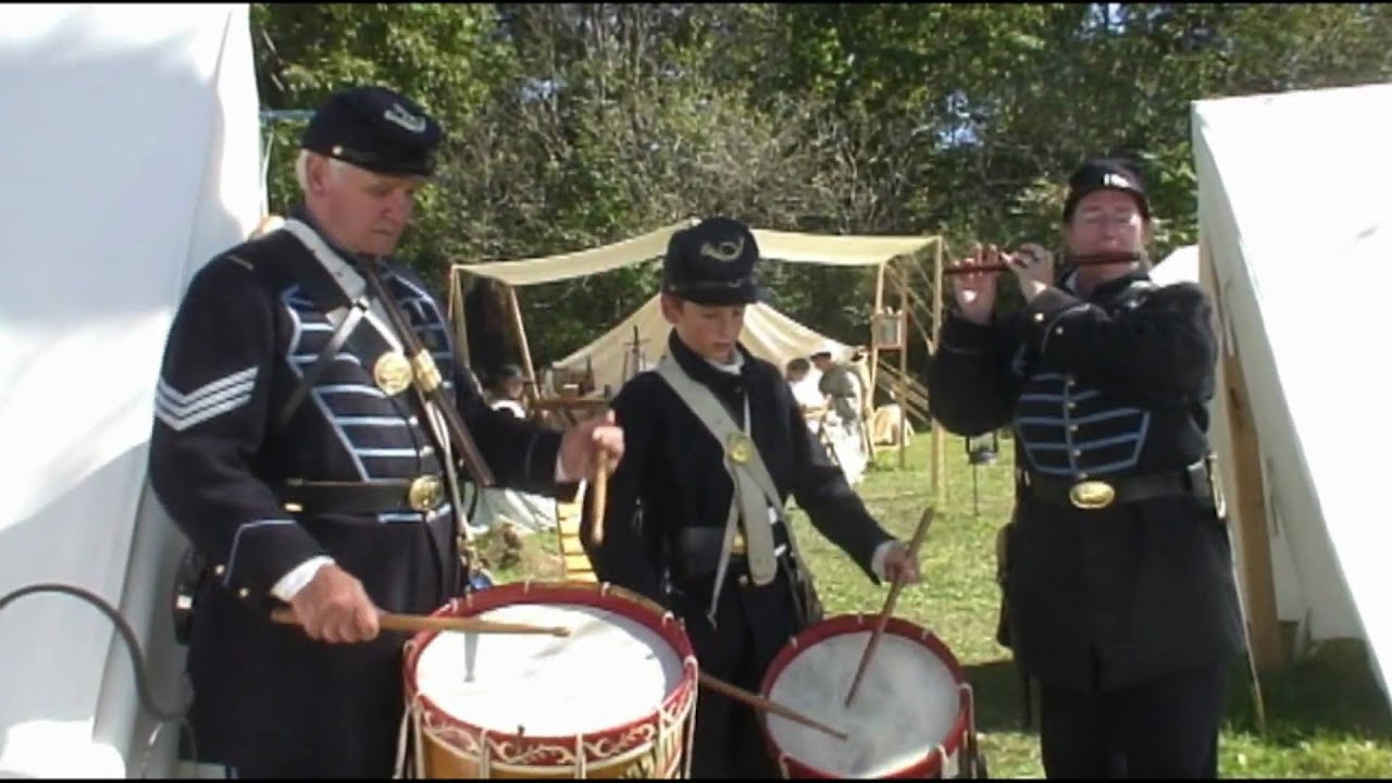 Civil War  Drummer in Angelica,NY 2009