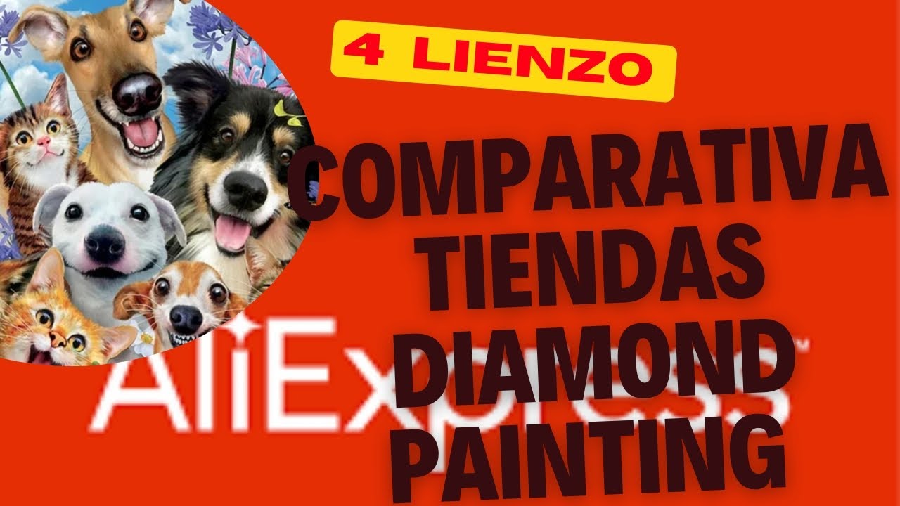 4° tienda, homfun Official Store, comparativa tiendas de Diamond painting de AliExpress, unboxing