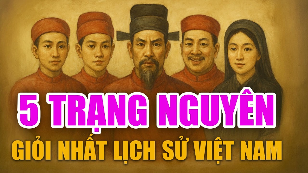 5 Trạng Nguyên Giỏi Nhất Lịch Sử Việt Nam | Những Thiên Tài Học Giỏi, Sống Thanh Liêm Vì Dân Vì Nước