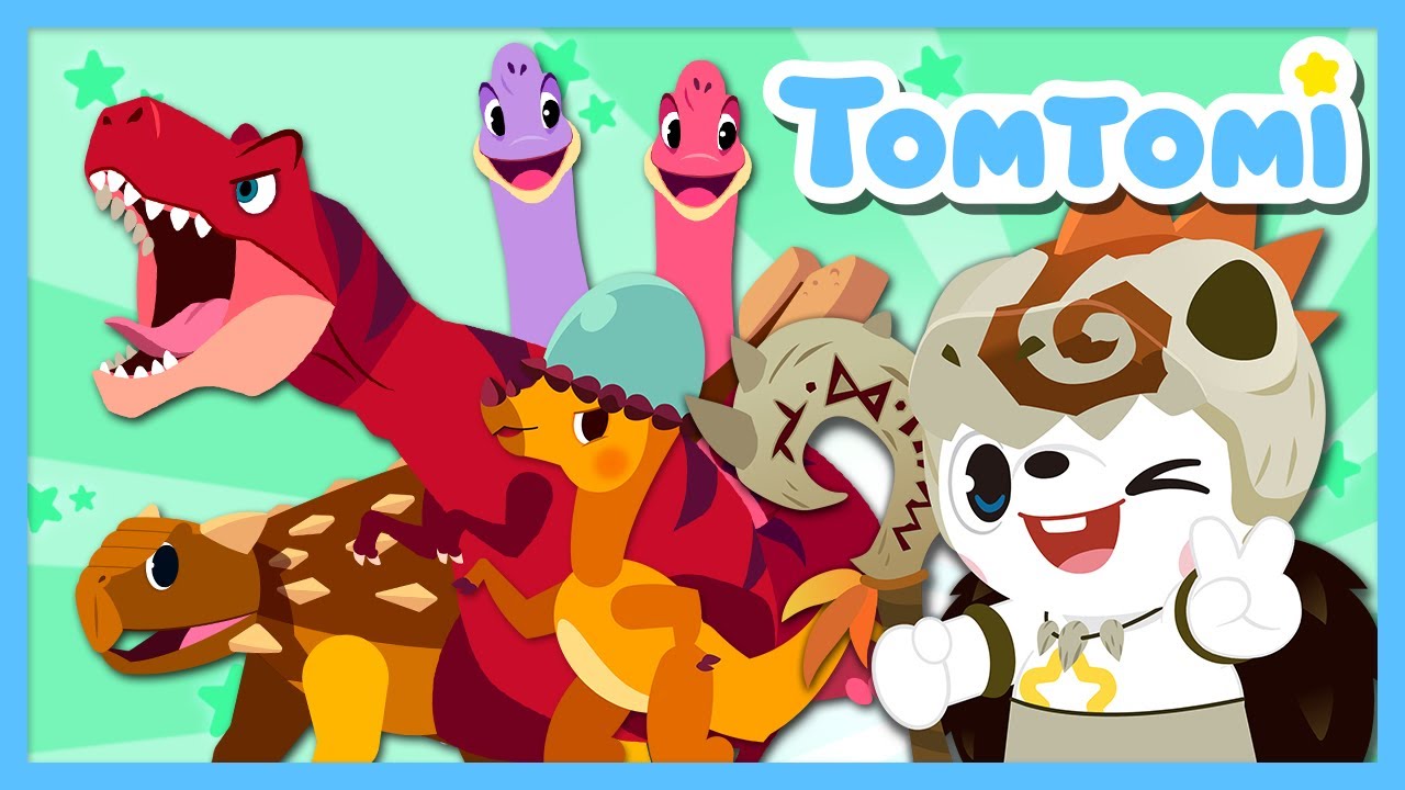 ¡Conoce a los Dinosaurios! 🦕 | Canciones Infantiles Divertidas | #TOMTOMI