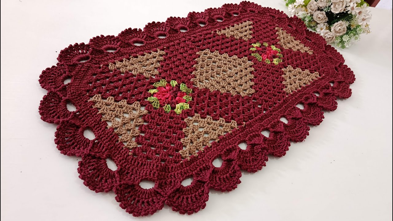 Tapete Ousadia em Crochê – Fácil, Elegante e Muito Vendável! (Passo a Passo)