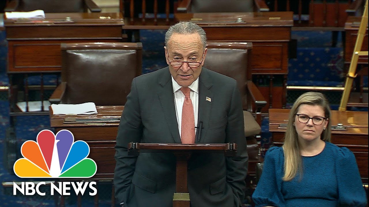 'Incompetence': Schumer Criticizes Trump's Handling Of Coronavirus | NBC News