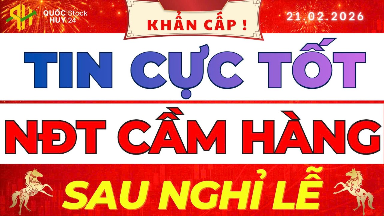 🔴 KHẨN CẤP: TIN CỰC TỐT CHO NĐT CẦM HÀNG - DANH MỤC CỔ PHIẾU SẮP 