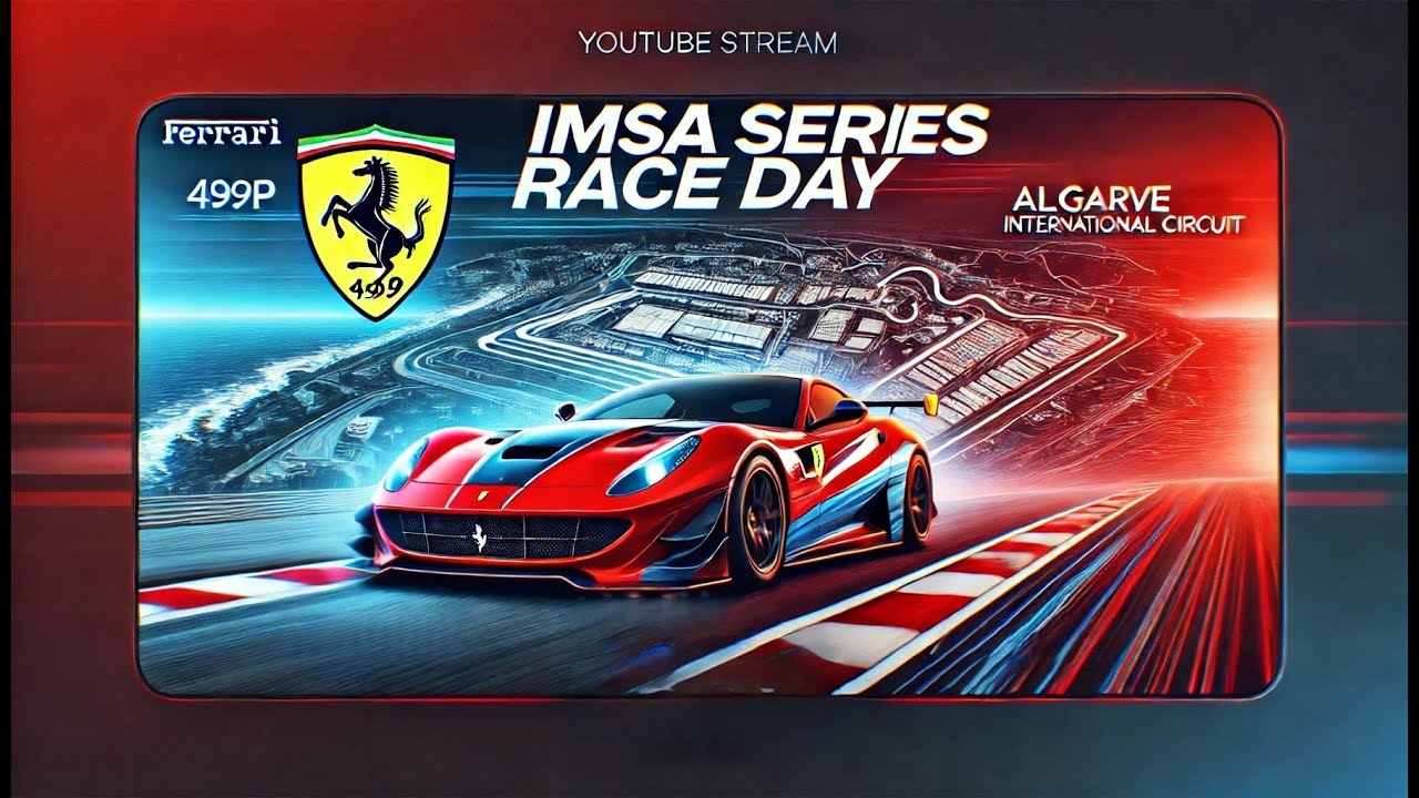 IRacing + 3DOF + QUEST 3 VR. 160 min IMSA ENDURANCE Algarve Circuit