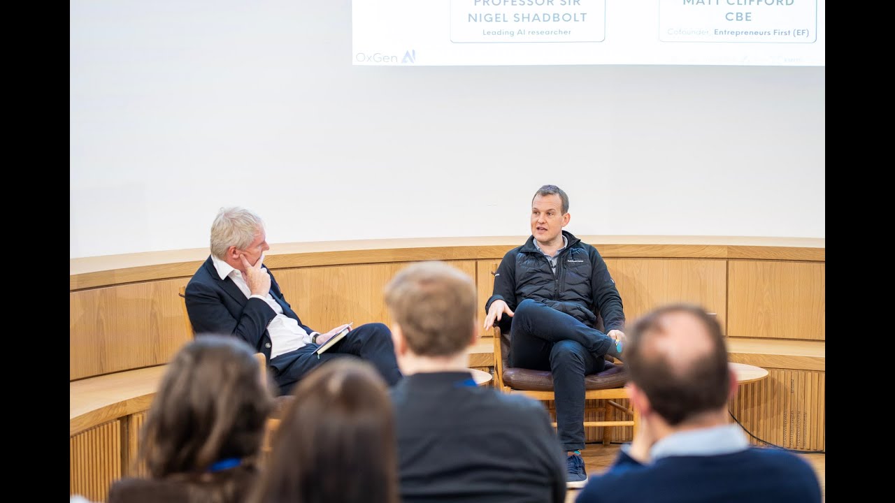 Fireside: Matt Clifford CBE and Sir Nigel Shadbolt