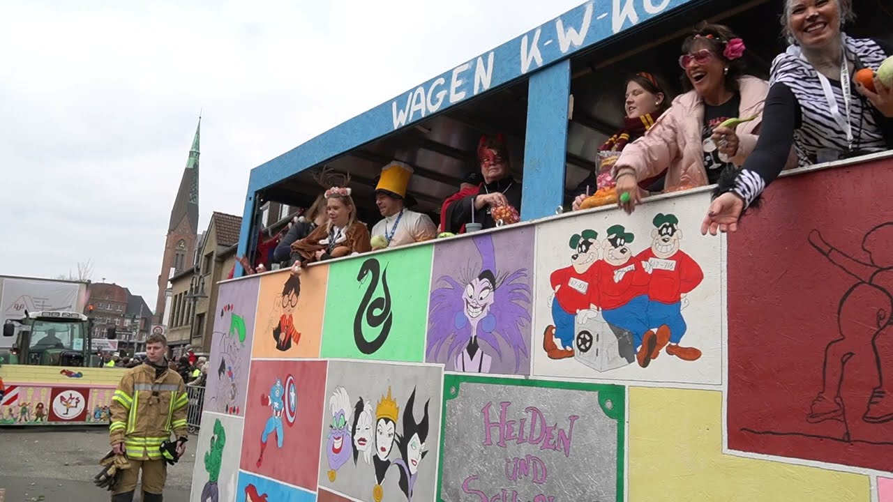 Marne feiert den Rosenmontag 2025