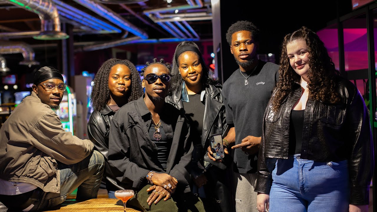 #FireboyHangout DAY 1 - Fireboy spends the day at the arcade with FANS!