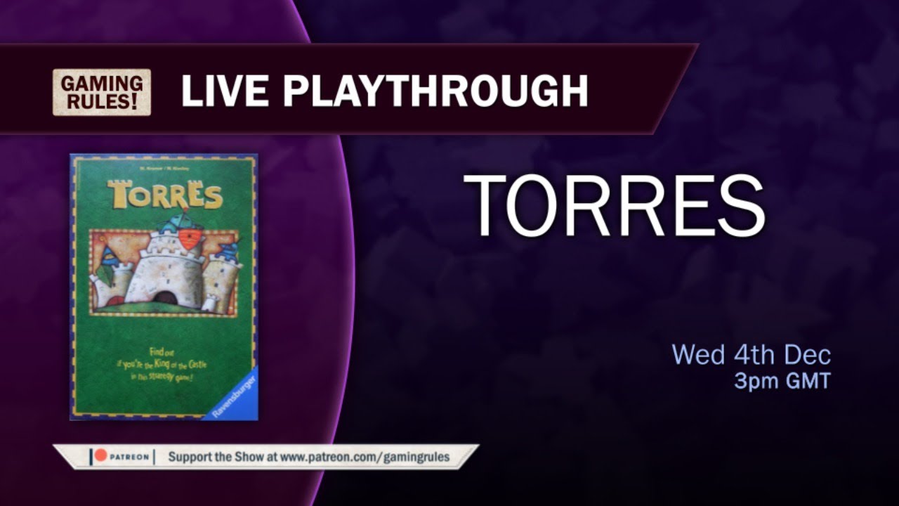 Torres - Live tutorial and 2-player playthrough