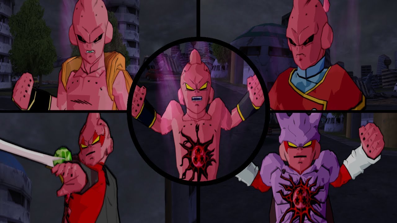 [DBZBT3 HEROES MAX V2] XENO KID BUU ALL FORMS!