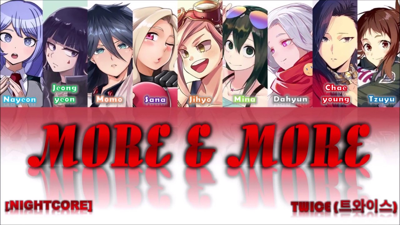 More & More [Nightcore] - TWICE