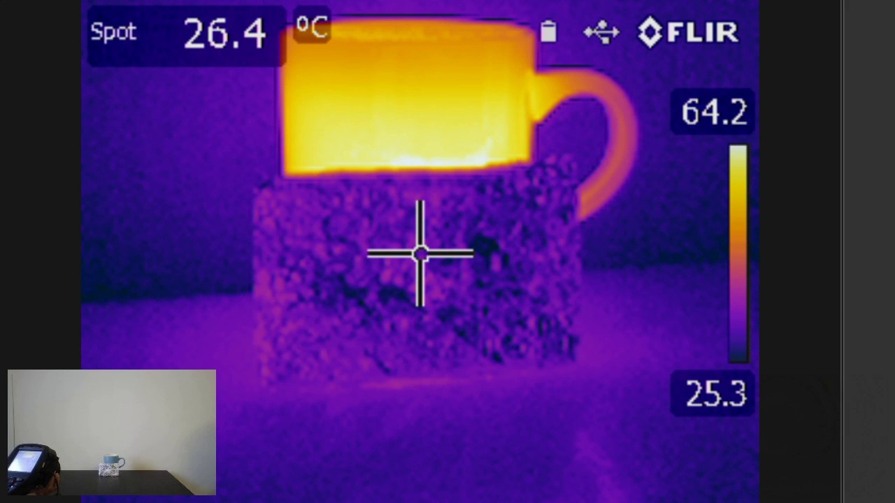 Thermography: reflected apparent temperature measurement