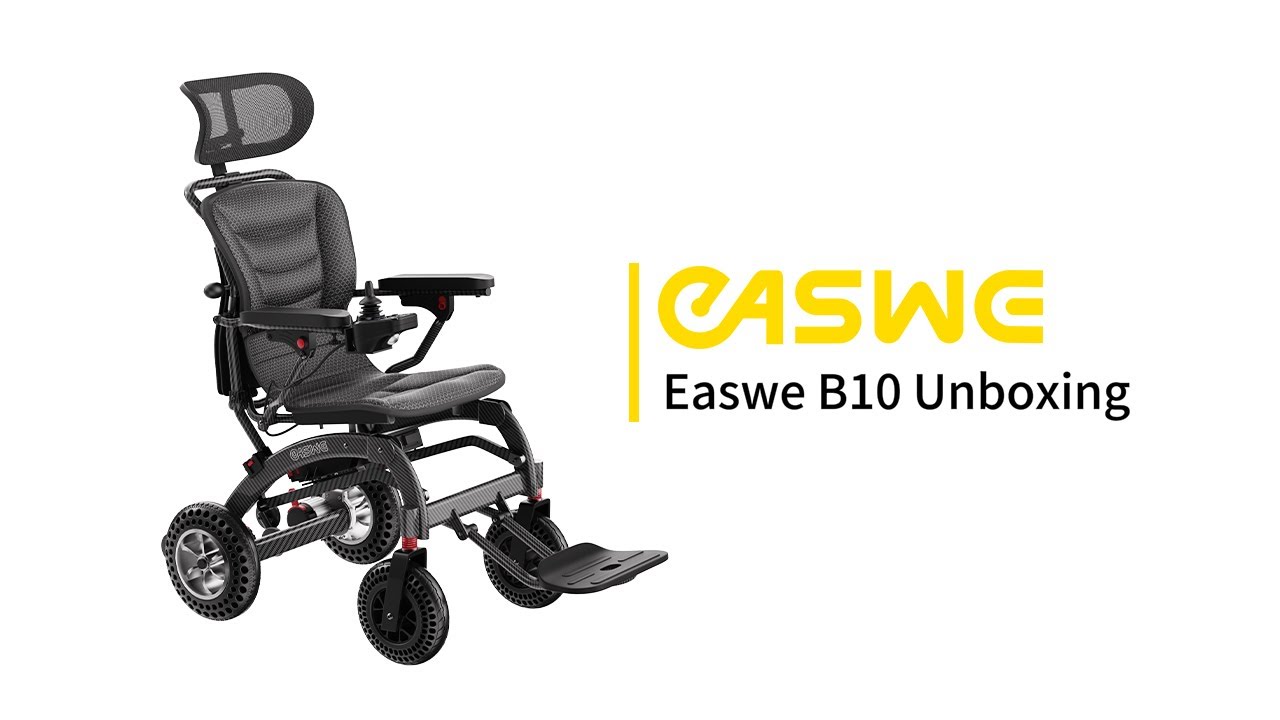 Распаковка электрической инвалидной коляски Easwe B10 | Складная, мощная и простая в использовании!