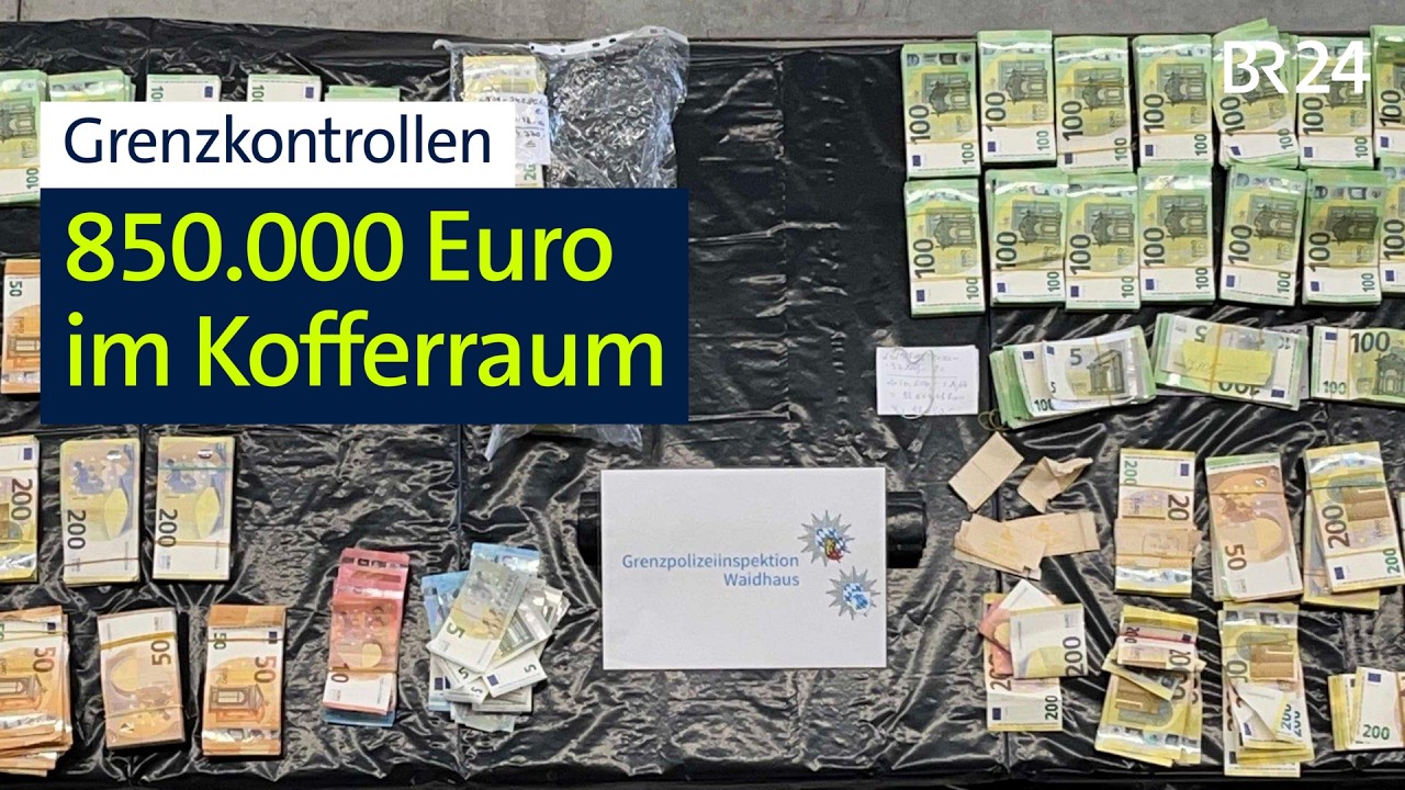 War es Geldw&auml;sche? Wieder hohe Geldsumme im Kofferraum entdeckt | Abendschau | BR24