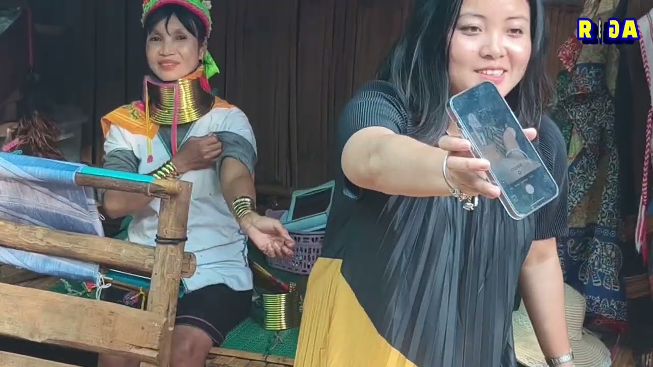Aka indigenous people of Thailand and Karen indigenous people of Myanmar 