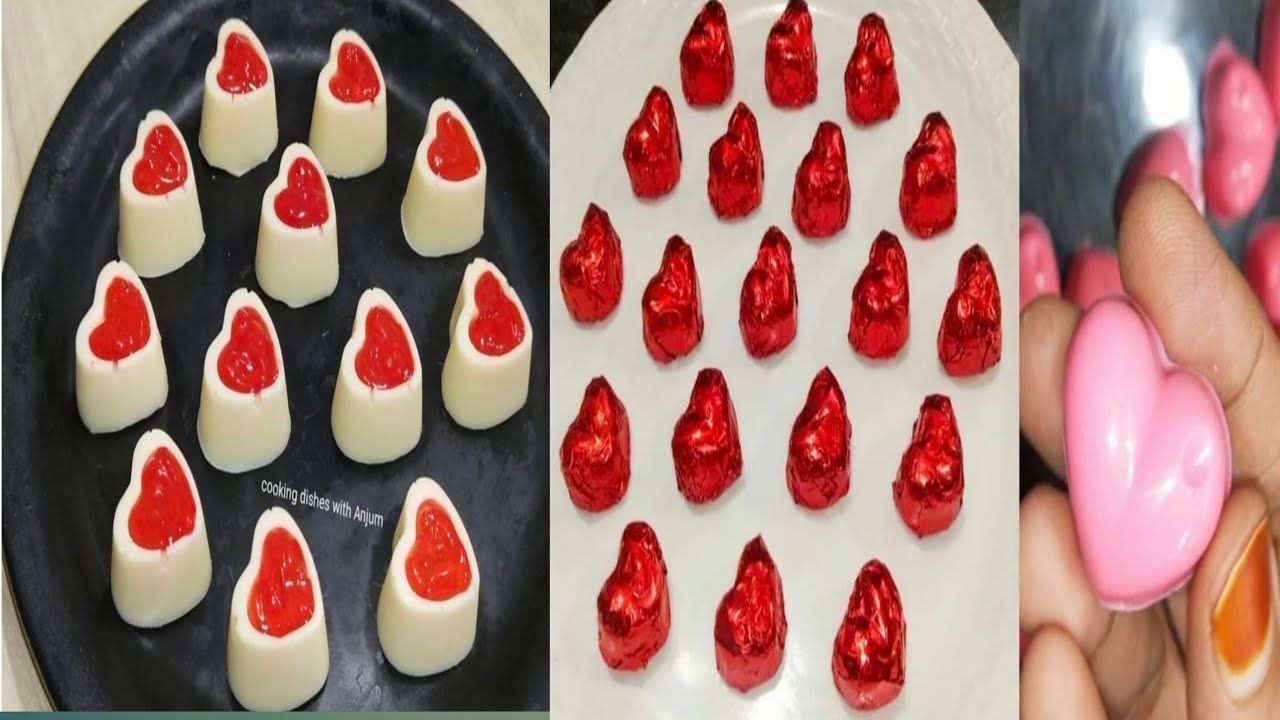 VALENTINE'S DAY SPECIAL RECIPE IDEAS- 2 HEART SHAPED CHOCOLATE RECIPES