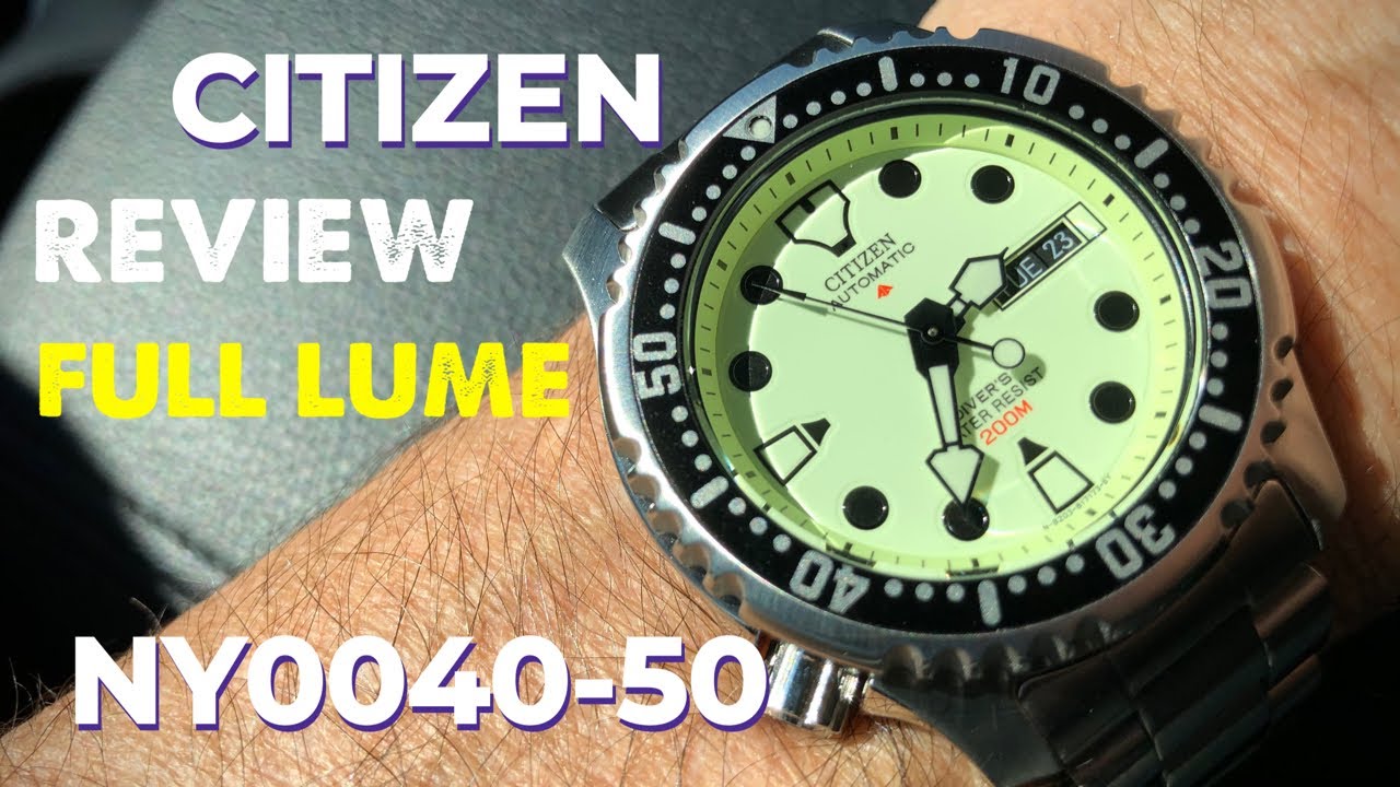 Обзор Citizen NY0040-50 Full Lume