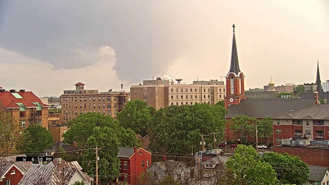 Iowa City Mesocyclone that produced the tornado