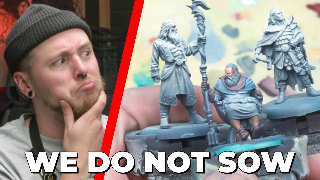 Painting HOUSE GREYJOY Characters! (Stream VOD)