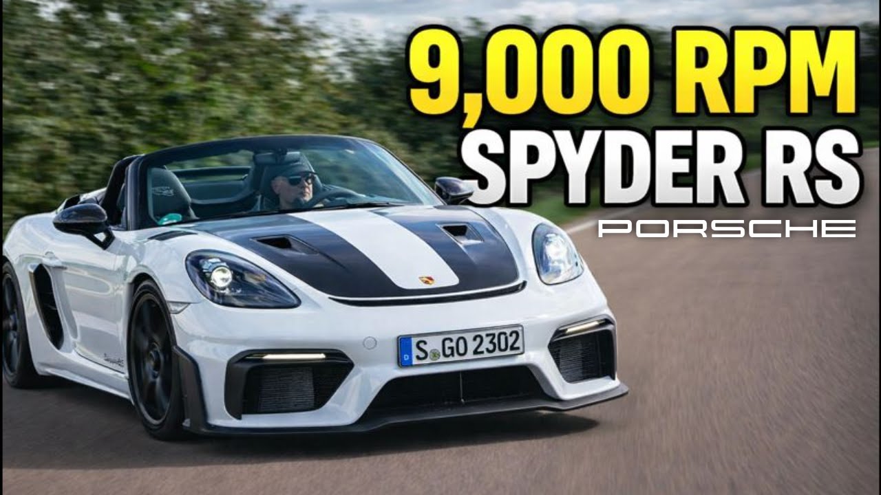 Porsche 718 Spyder RS ​​— самый впечатляющий кабриолет Porsche из когда-либо созданных.