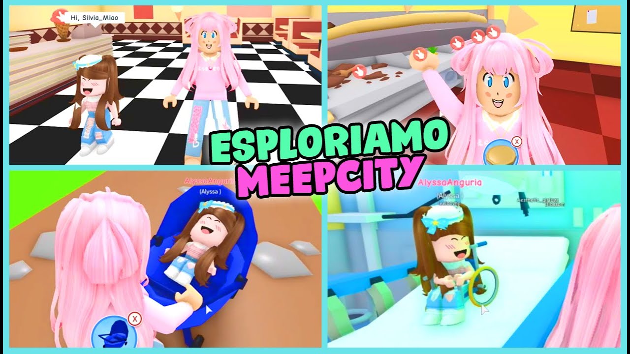 Silvia e Alyssa su MEEPCITY! (Roblox)