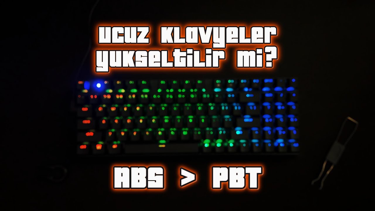 Ucuz Klavyeler Yükseltilir Mi? Switch - Keycap Değişim | E-Yooso Z19 + EPOMAKER Bluebird + Razer PBT