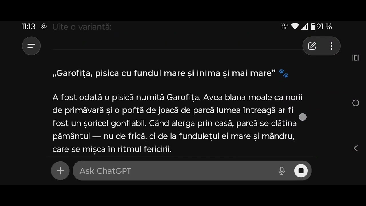 Mi-a murit pisica… 🐱😁 | Conversație emoționantă cu ChatGPT s-a supărat!