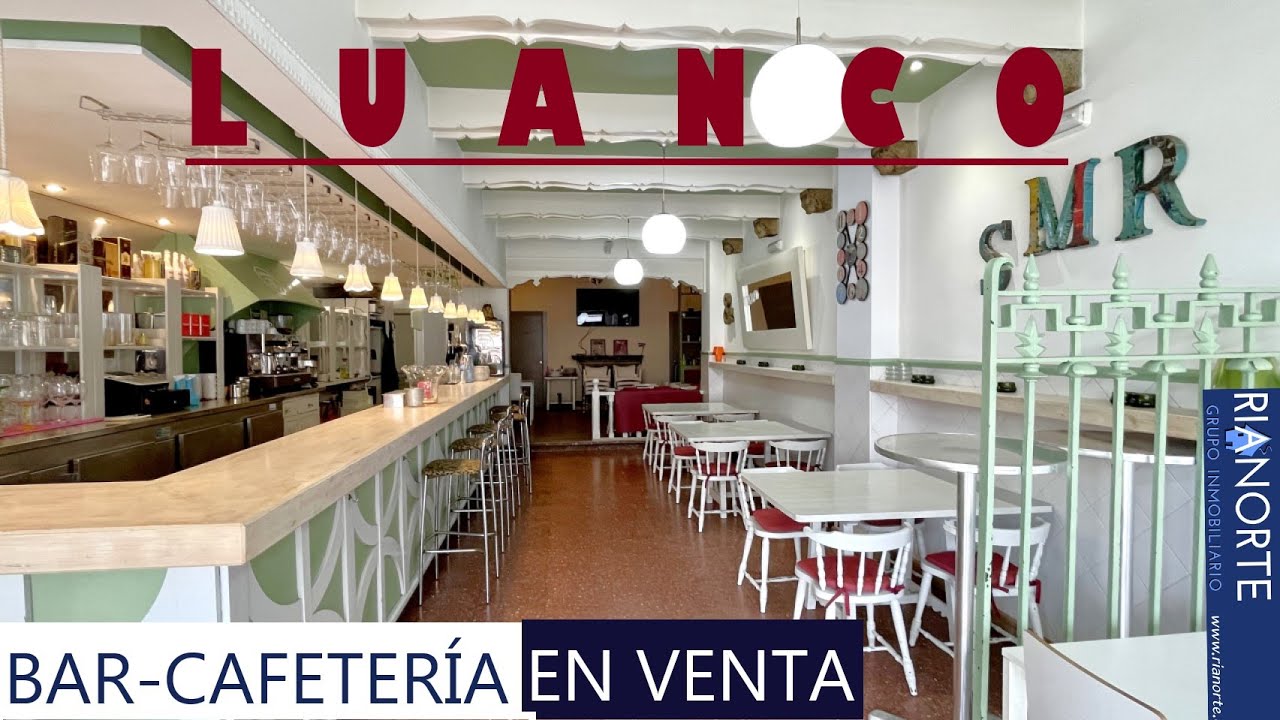 Venta en Luanco de bar cafetería en la zona de ocio, junto al puerto y la playa. 250.000€