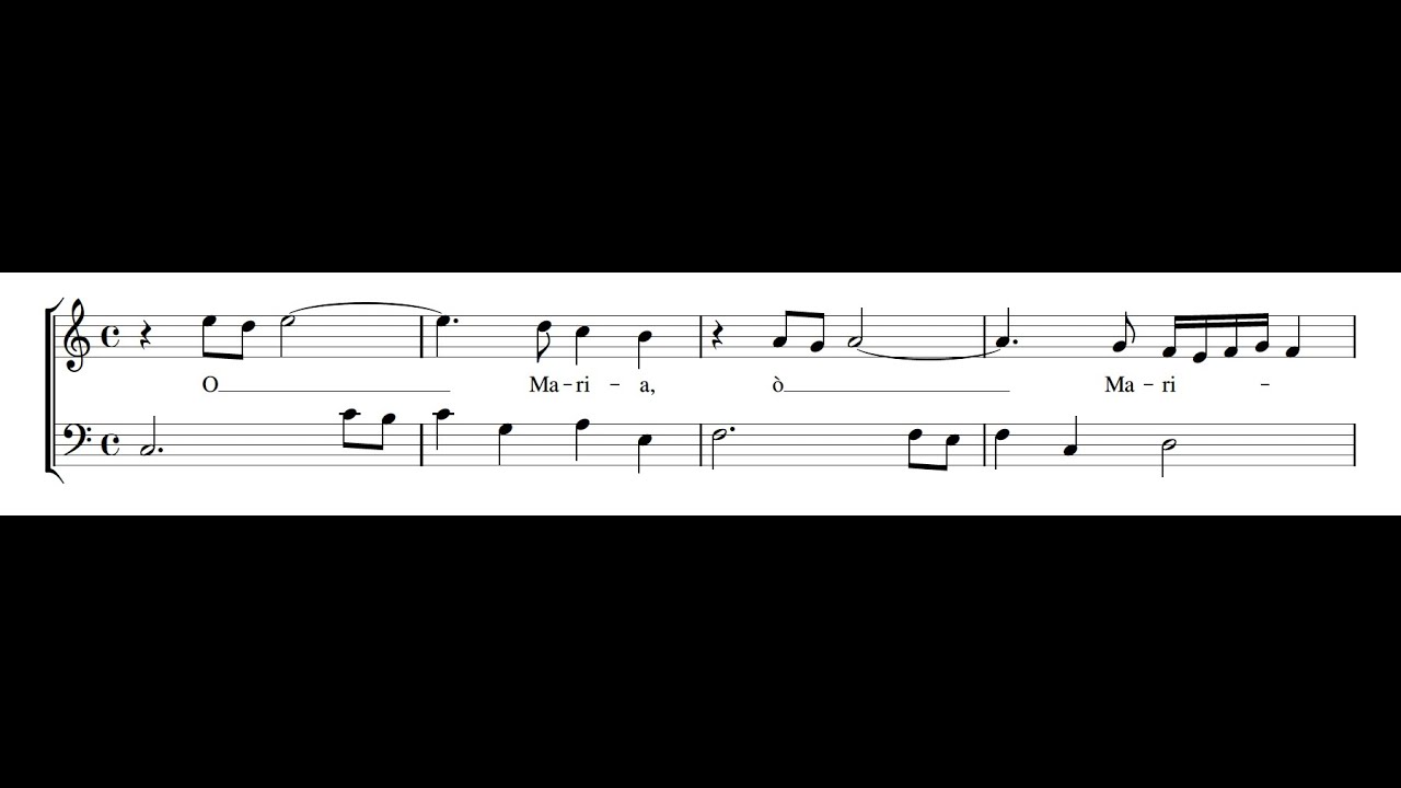 BARBARA STROZZI: O Maria PDF SCORE