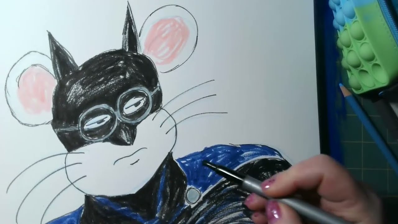 Live Drawing with Pyra: Ep. 6 of Brainstorming Sketches: Cartoon Superhero Cosplay