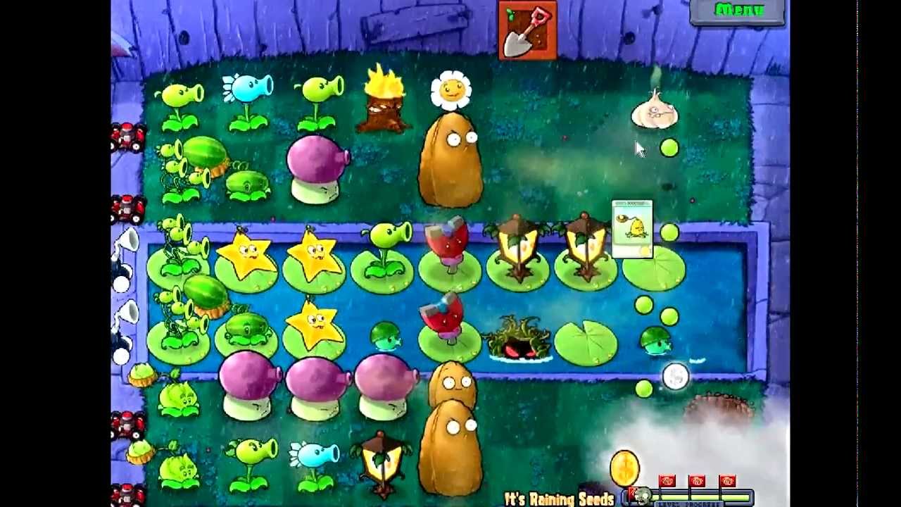 [Plants VS Zombies] Mini-Games - #4 It's Raining Seeds